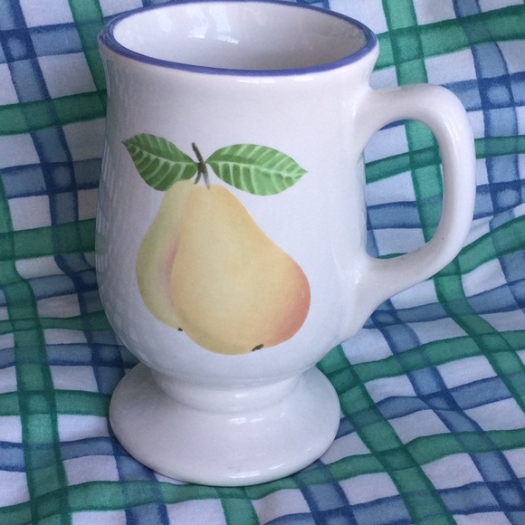 Pfaltzgraft “Hopscotch” set of 6 footed coffee/chocolate mugs. - Picture 6 of 8